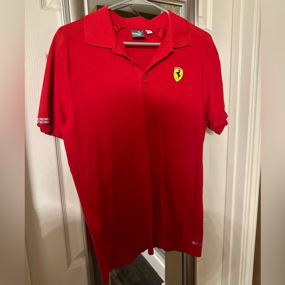 Ferrari Scuderia x Red Puma Polo Shirt M